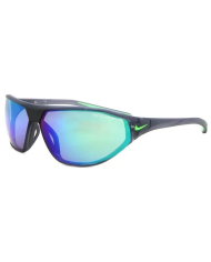 OCCHIALI DA SOLE UOMO NIKE SUNGLASSES AERO SWIFT  MATTE DARK GREY GREEN - NIKE MAX OPTICS LENSES