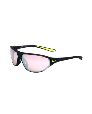 OCCHIALI DA SOLE UNISEX NIKE SUNGLASSES AERO SWIFT MATTE BLACK ROAD CHROME
