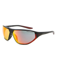 OCCHIALI DA SOLE UNISEX NIKE SUNGLASSES AERO SWIFT BLACK RED MIRROR - NIKE MAX OPTICS LENSES