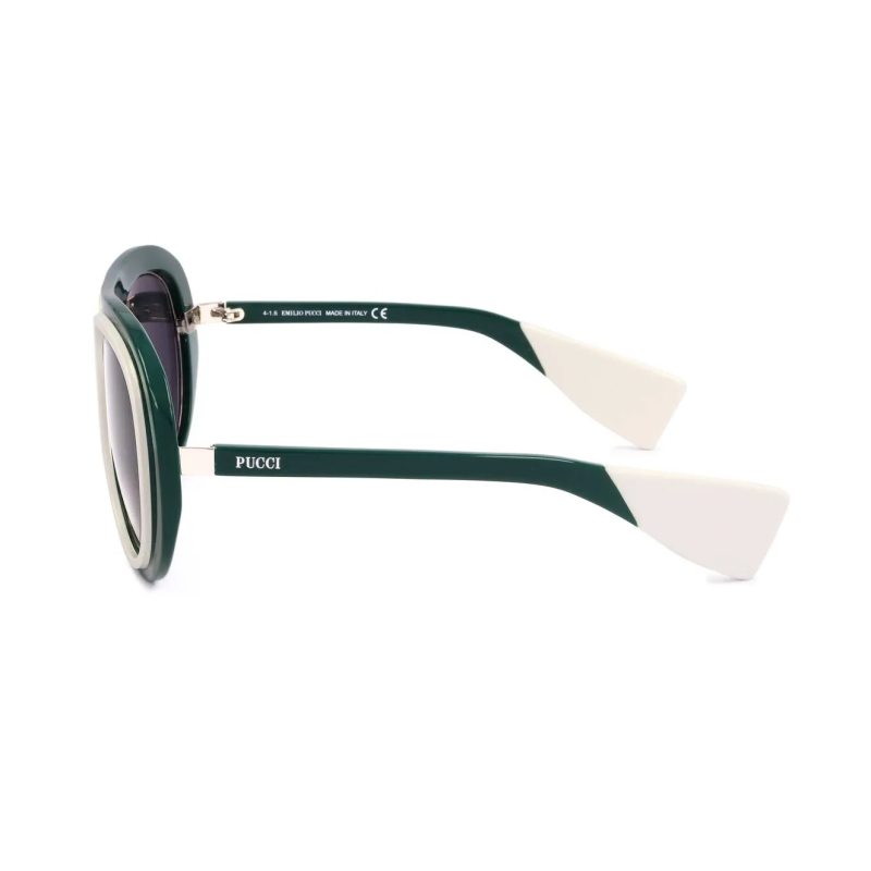 OCCHIALI DA SOLE DONNA EMILIO PUCCI SUNGLASSES EP0059 SHINY DARK GREEN