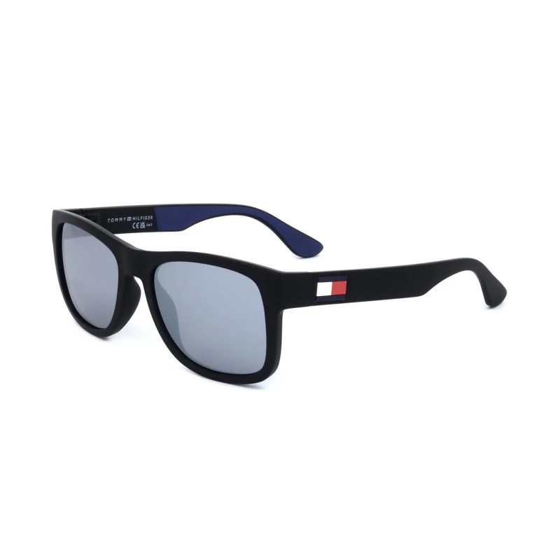 OCCHIALI DA SOLE UOMO TOMMY HILFIGER SUNGLASSES TH 1556_S BLACK BLUE