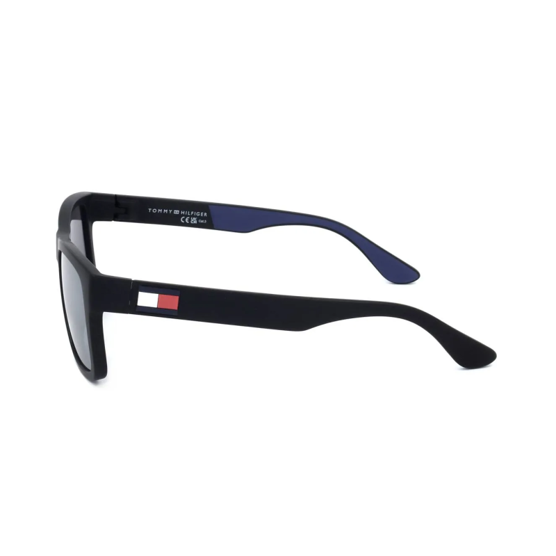 OCCHIALI DA SOLE UOMO TOMMY HILFIGER SUNGLASSES TH 1556_S BLACK BLUE