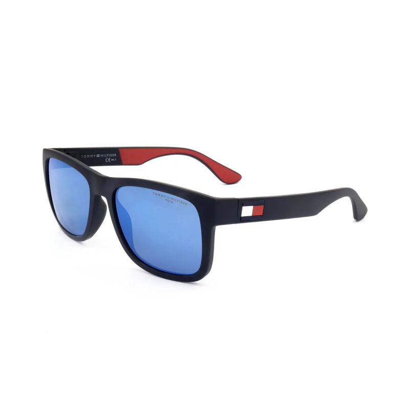 OCCHIALI DA SOLE UOMO TOMMY HILFIGER SUNGLASSES - TECH LENSES TH 1556_S MATTE BLUE