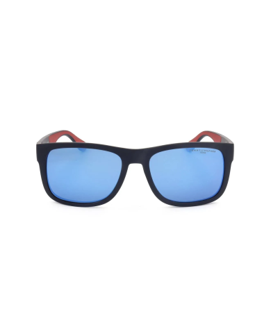 OCCHIALI DA SOLE UOMO TOMMY HILFIGER SUNGLASSES - TECH LENSES TH 1556_S MATTE BLUE