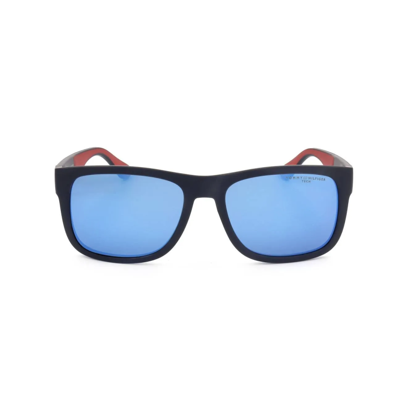 OCCHIALI DA SOLE UOMO TOMMY HILFIGER SUNGLASSES - TECH LENSES TH 1556_S MATTE BLUE