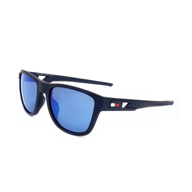 OCCHIALI DA SOLE UOMO TOMMY HILFIGER SUNGLASSES - TECH LENSES TH 1951_S METALIZED BLUE