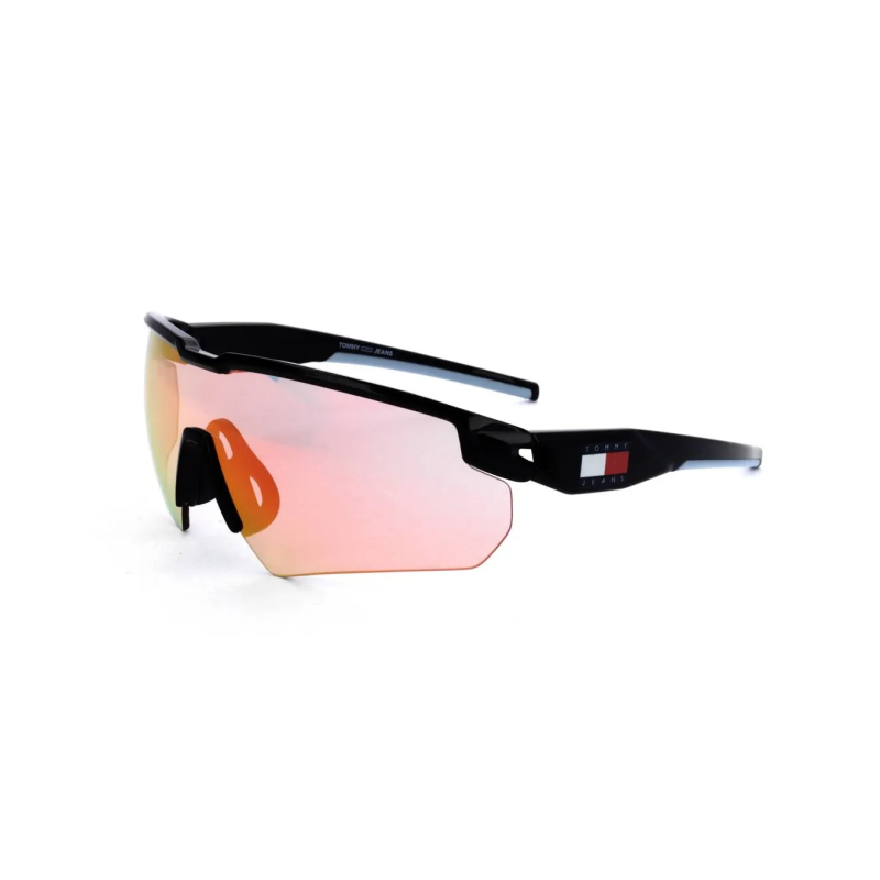 OCCHIALI DA SOLE UOMO TOMMY HILFIGER SUNGLASSES TJ 0098_S BLACK AZURE