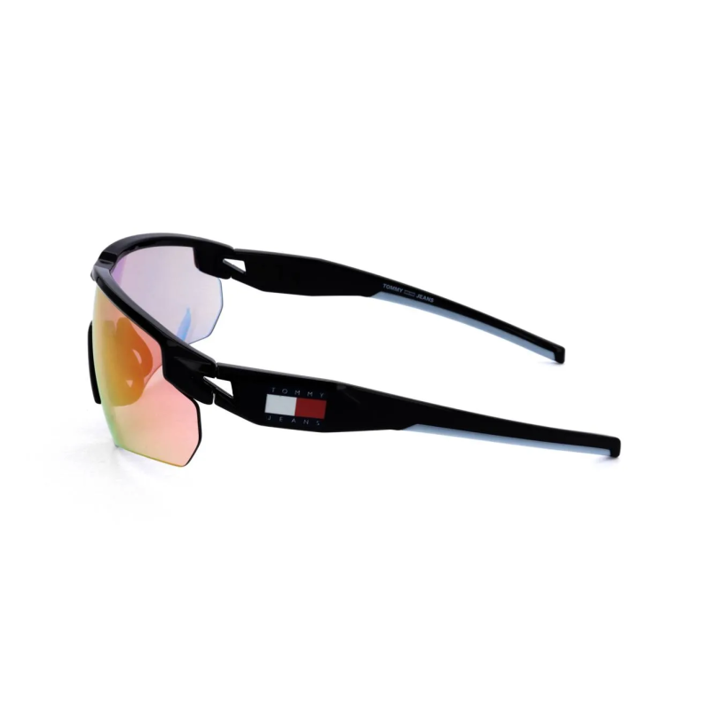 OCCHIALI DA SOLE UOMO TOMMY HILFIGER SUNGLASSES TJ 0098_S BLACK AZURE