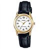 Orologio CASIO COLLECTION LADY 3H GOLD, LEATHER - WHITE Donna