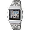 Orologio CASIO VINTAGE WORLD TIME - SILVER & BLACK Unisex