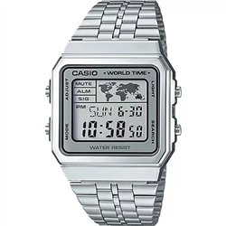 Orologio CASIO VINTAGE World Time - Silver Unisex