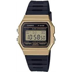 Orologio CASIO VINTAGE F-91 BIO RESIN STRAP - GOLD Uomo