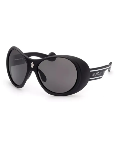 OCCHIALI DA SOLE UNISEX MONCLER SUNGLASSES BLACK OVAL ***SPECIAL PRICE***