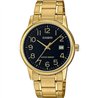 Orologio CASIO COLLECTION LADY DATE, GOLD - BLACK Donna