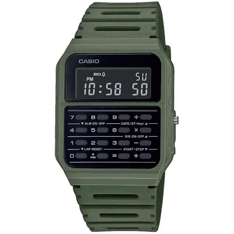 Orologio CASIO VINTAGE CALCULATOR EDGY COLLECTION - GREEN Unisex