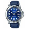 Orologio CASIO SPORT COLLECTION DIVER 50M LEATHER - BLUE Uomo