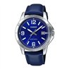Orologio CASIO COLLECTION CASUAL DATE, LEATHER - BLUE Uomo