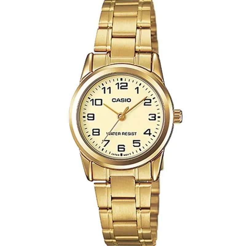 Orologio CASIO COLLECTION LADY 3H, GOLD - CHAMPAGNE Donna