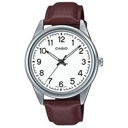 Orologio CASIO COLLECTION CASUAL, LEATHER - WHITE Uomo
