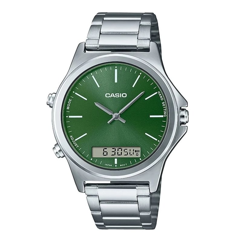 Orologio CASIO COLLECTION ANA-DIGIT ALARM - FOREST GREEN Uomo