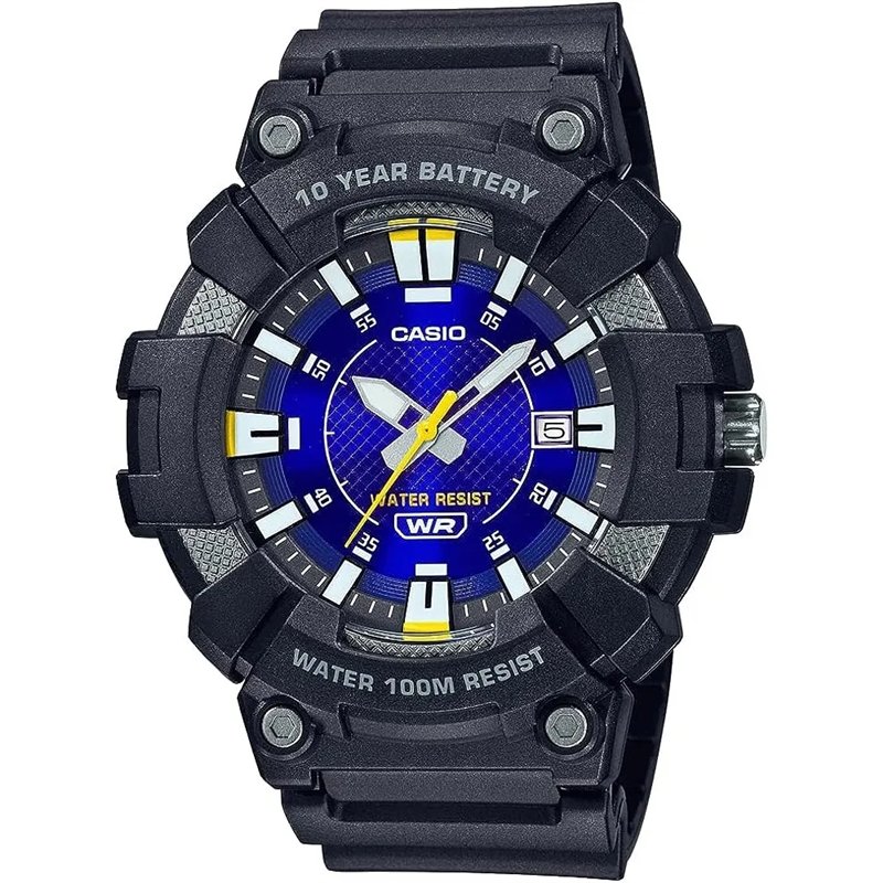 Orologio CASIO SPORT DIVER - ILLUMINATOR WR 100MT - BLUE Uomo