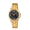 Orologio CASIO COLLECTION LADY DATE, GOLD - BLACK Donna