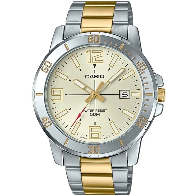 Orologio CASIO SPORT COLLECTION DIVER 50M TWO TONES - GOLD Uomo