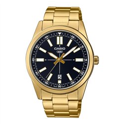 Orologio CASIO COLLECTION CASUAL DATE GOLD SERIE - BLACK Uomo