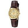 Orologio CASIO COLLECTION LADY 3H GOLD, LEATHER - GOLD Donna