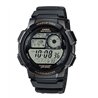 Orologio CASIO SPORT DIVER - WORLD TIME ILLUMINATOR 5 ALARMS, 10 YEARS BATTERY - BLACK Unisex