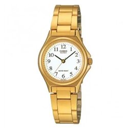 Orologio CASIO COLLECTION ONLY TIME LADY GOLD - WHITE Donna