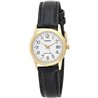 Orologio CASIO COLLECTION LADY DATE GOLD, LEATHER - WHITE Donna