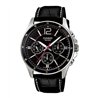 Orologio CASIO COLLECTION MULTIFUNCTION CALENDAR, LEATHER - BLACK Uomo