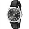 Orologio CASIO COLLECTION ONLY TIME, LEATHER - BLACK Uomo