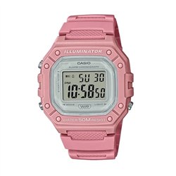 Orologio CASIO TIMELESS COLLECTION SPORT ILLUMINATOR WR 50M, ALARM, CHRONOGRAPH - PINK - COLORED SERIE Unisex