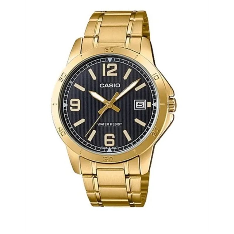 Orologio CASIO COLLECTION CASUAL DATE GOLD - BLACK Uomo