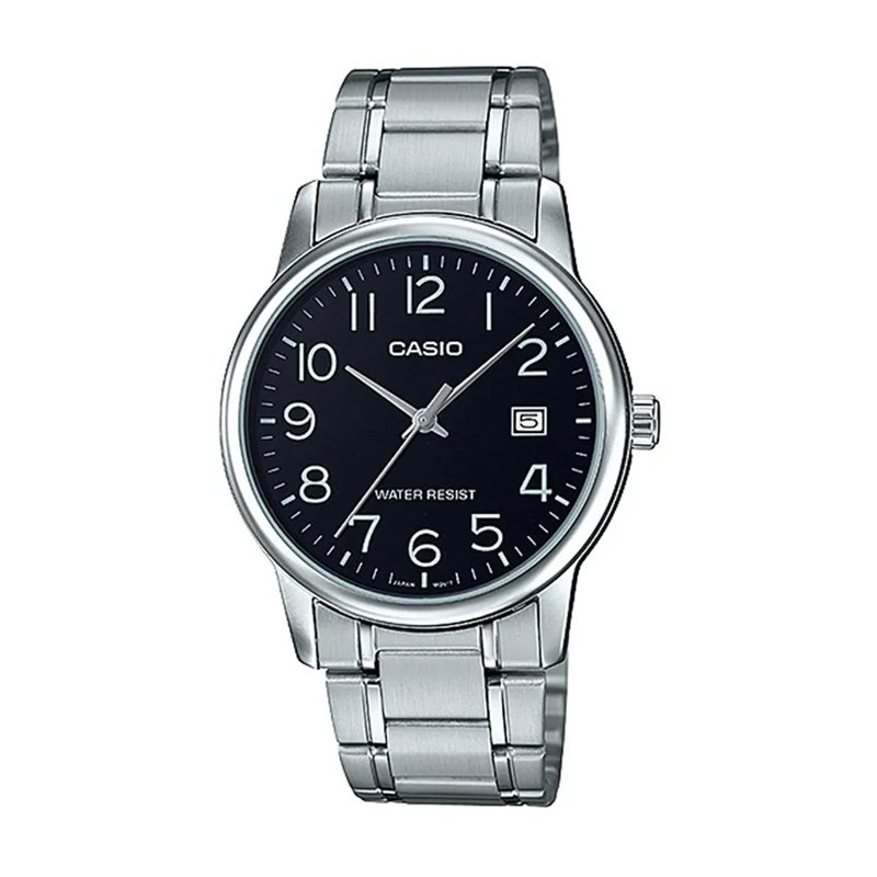 Orologio CASIO COLLECTION DATE STEEL - BLACK Uomo