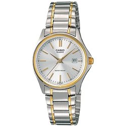 Orologio CASIO COLLECTION LADY DATE STEEL/GOLD - ARGENTEE, GOLD INDEXES Donna