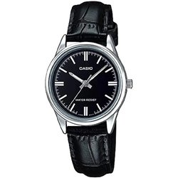 Orologio CASIO COLLECTION ONLY TIME LADY LEATHER - BLACK Donna