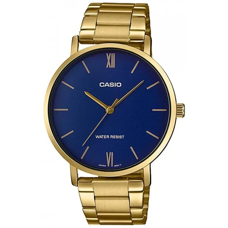 Orologio CASIO COLLECTION MINIMAL GOLD - BLUE Uomo