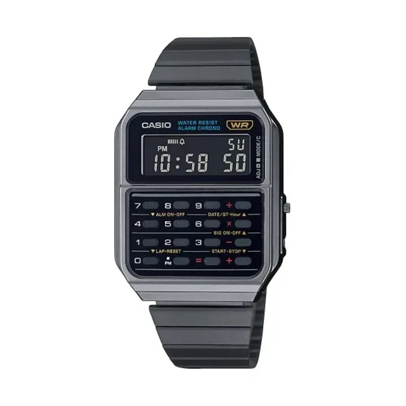 Orologio CASIO VINTAGE CALCULATOR EDGY COLLECTION - FULL BLACK ***SPECIAL PRICE*** Unisex