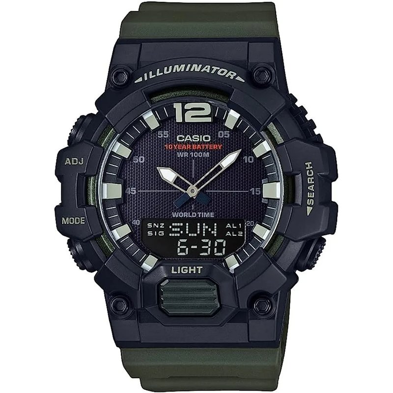 Orologio CASIO SPORT ILLUMINATOR - BLACK, ARMY GREEN Uomo