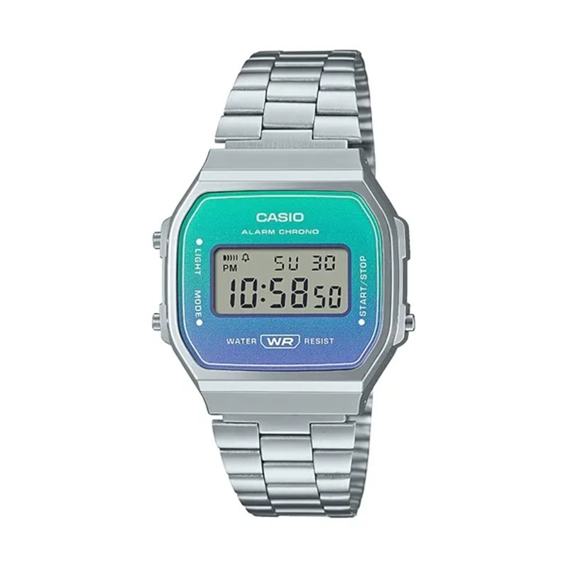 Orologio CASIO VINTAGE ICONIC - RETRO VAPORTHEME SERIE SILVER Unisex