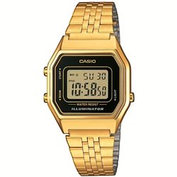 Orologio CASIO VINTAGE ICONIC LADY GOLD BLACK Unisex