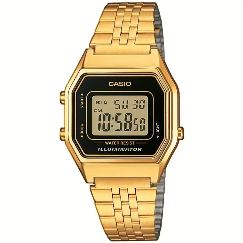 Orologio CASIO VINTAGE ICONIC LADY GOLD BLACK Unisex