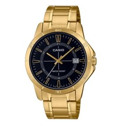 Orologio CASIO COLLECTION CASUAL DATE GOLD - BLACK Uomo