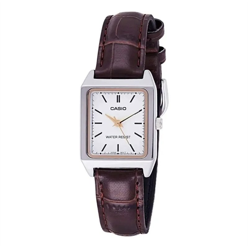 Orologio CASIO COLLECTION TANK, LEATHER - WHITE Donna