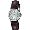 Orologio CASIO COLLECTION LADY DATE SILVER, LEATHER - ARGENTEE Donna