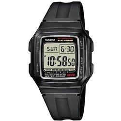 Orologio CASIO VINTAGE ILLUMINATOR 10 YEARS BATTERY - BLACK Unisex