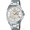 Orologio CASIO BESIDE DAY & DATE - WHITE, GOLD INDEXES Uomo
